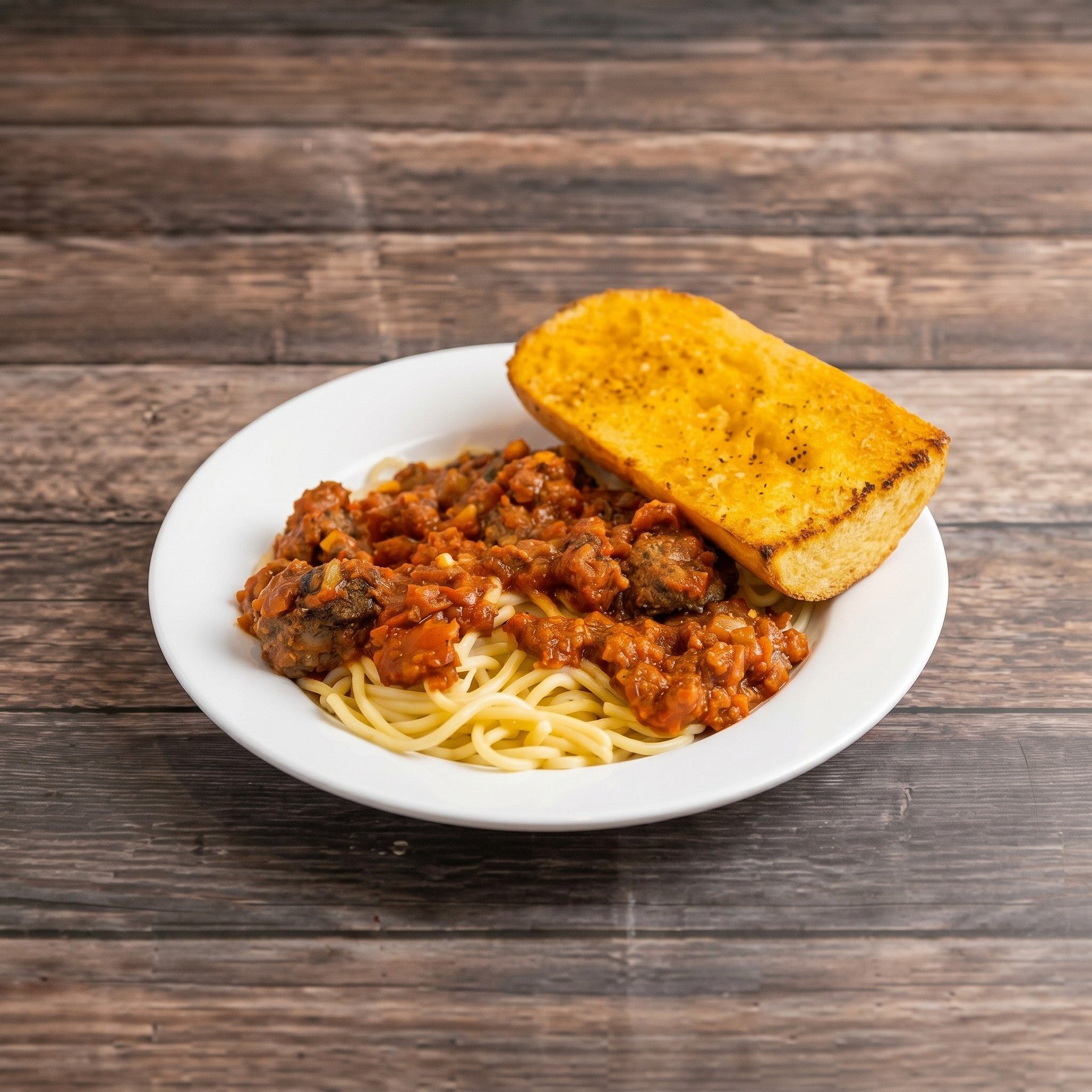 Spaghetti with Sauce and Meatballs.